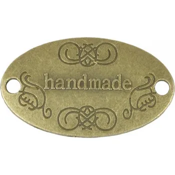 Nášivka Bellatex Hand Made kovová 32 x 19 mm