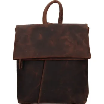Kožený batoh HGL Town - hnědá
