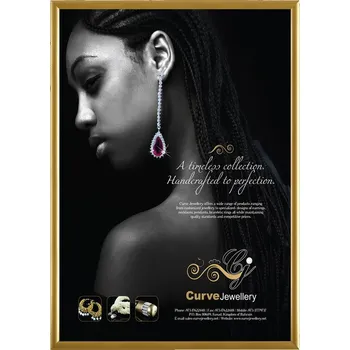 Kancelářský nábytek Hliníkový rám - Zlatý - A1