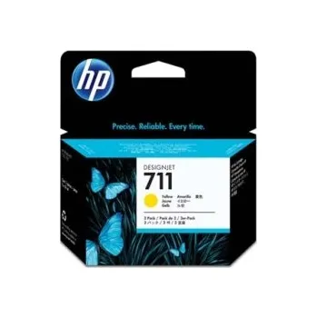 Originální náplň HP 711 CZ136A Y