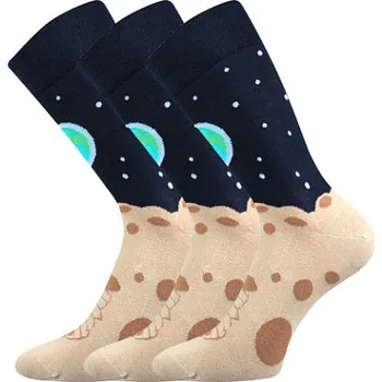 Pánské ponožky ponožky Twidor - balení 3 páry 39-42 (26-28) vesmír