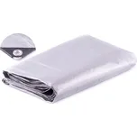 Krycí plachta s oky Šedá - 3 x 5 m, 130g