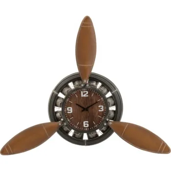 Hodiny Nástěnné hodiny ve tvaru vrtule - 110*16*132 cm