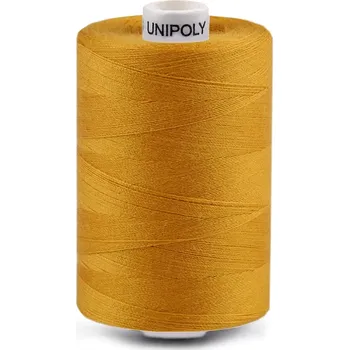 Nit Nitě polyesterové Unipoly návin 1000 m hořčicová
