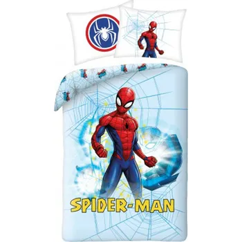 Povlečení Halantex Spiderman 01 140 x 200, 70 x 90 cm zipový uzávěr