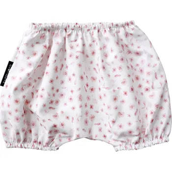 Chlapecké kraťasy Lullalove Dětské šortky 0-6 měsíců - Růžové Květinky