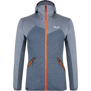 Pánská mikina Salewa Puez Melange PL FZ HDY M premium navy melange - M