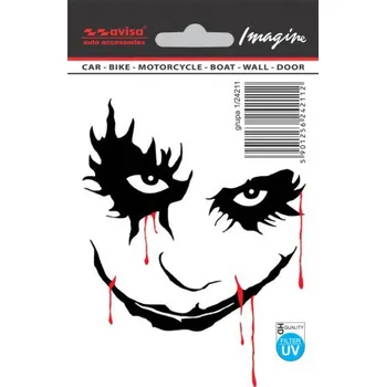 Samolepicí dekorace na vozidlo Avisa Autosamolepka Joker 85 x 110 mm