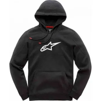 Pánská mikina Mikina LONG RUN FLEECE, ALPINESTARS (černá/šedá) XL
