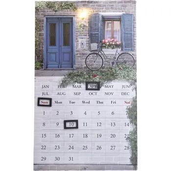 Kalendář Nástěnný kalendář Barevná ulička, 30 x 50 cm, mix barev