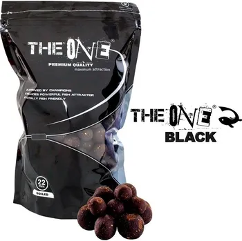 Boilies Boilies The One Black Boiled Squid - Plum 1 kg průměr: 18 mm