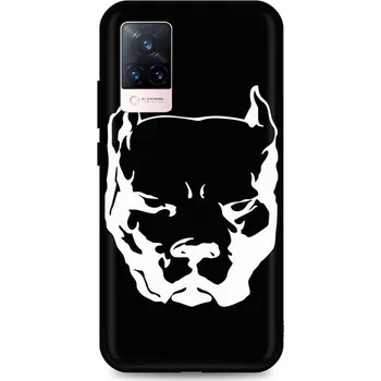 Pouzdro na mobilní telefon Kryt Vivo V21 5G silikon Pitbull (obal neboli pouzdro na Vivo V21 5G)