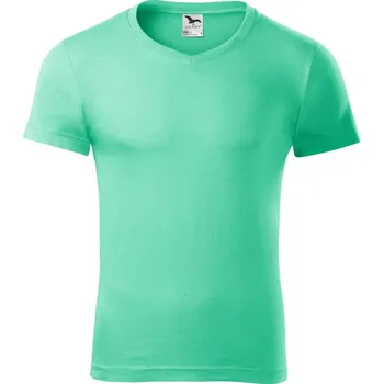 Pánské tričko Malfini Slim fit V-NECK Pánské triko 146 mátová XXXL