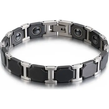 Náramek Steel Edge Elegantní magnetický náramek na ruku WJHB360 Barva: Černá
