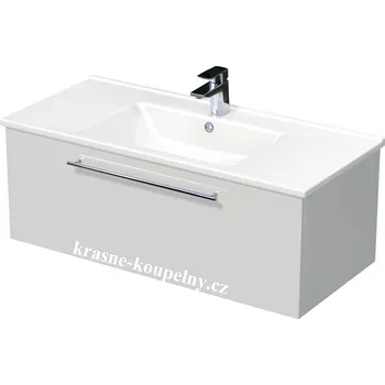 Koupelnový nábytek Intedoor skříňka s umyvadlem, 1 zásuvka, Box Arte 100 1Z Varianta: A3026 Cashmere LESK + doprava zdarma + při platbě převodem sleva