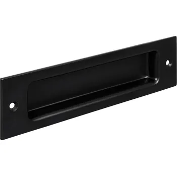 Nábytkové kování Walteco Madlo pro posuvné dveře 230mm, zadlabací, matná černá