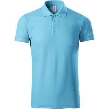 Pánské tričko Piccolio Joy Pánská polokošile P21 tyrkysová M