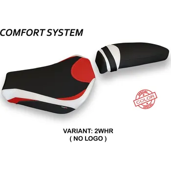 Moto sedlo TPZ Italia Potah sedla MV Agusta F4 (10-20) Avezzano special color comfort model potah sedla: bez loga 4RDS (red-silver)