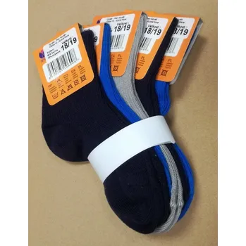 CHILD dětské bavlněné ponožky - 1pár EXTRA 16-17 mix - CHLAPEC