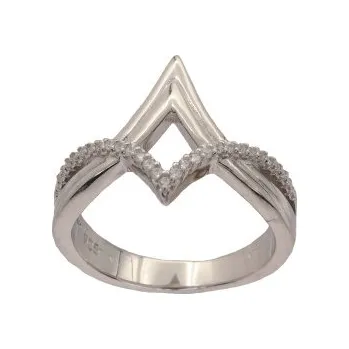 Prsten Stříbrný prsten s kamenem