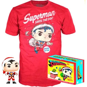 Figurka Funko Set a tričko Back DC Comics Superman vel. M