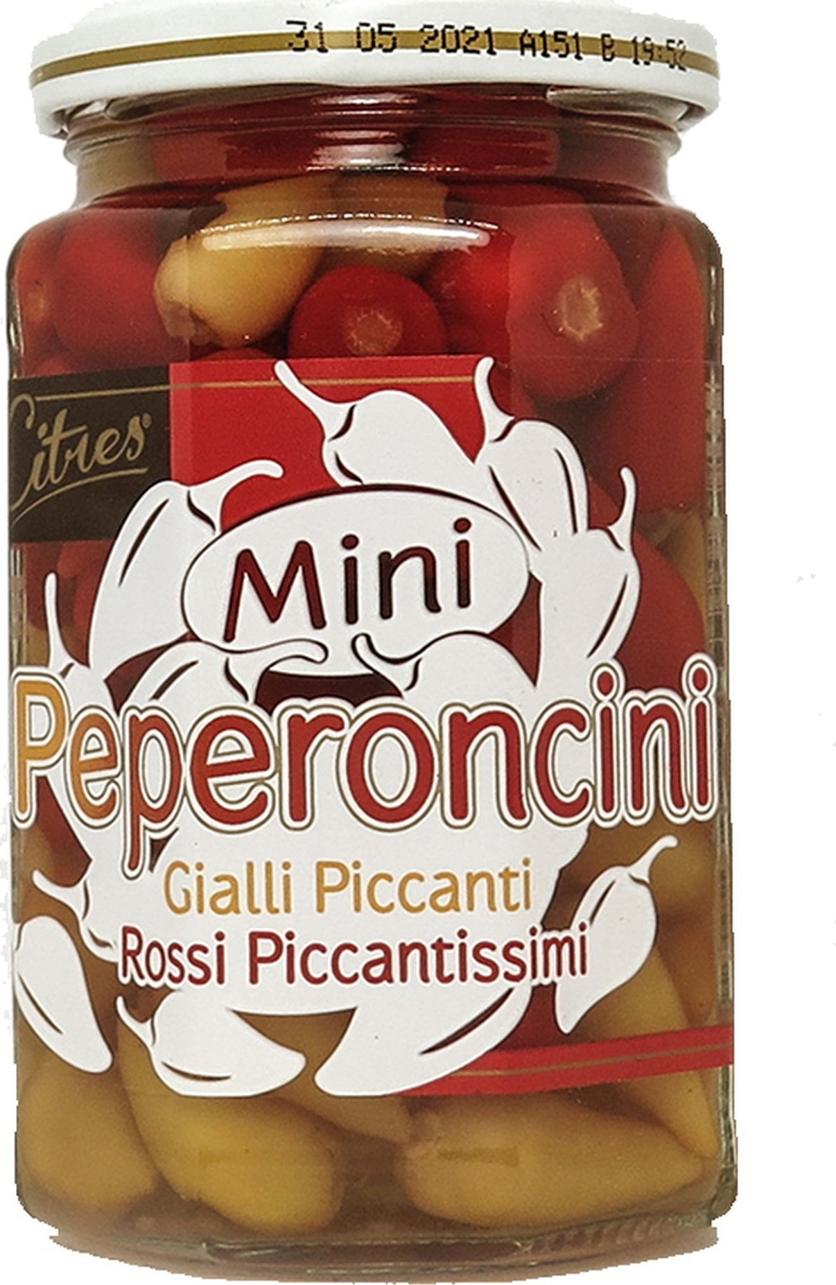 小物 [Peperoncini] PC Black Label Peperoncini Chopped Hot Chili Peppers In Oil