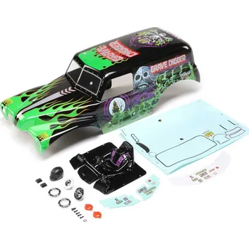 RC vybavení 1:8 Losi LMT: Karosérie nabarvená Grave Digger