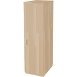 Domestav - DOMINO Skříň 1 dvířková hloubka 456 buk cink, olejovaný