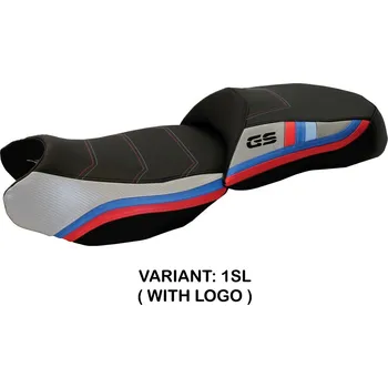 Moto sedlo TPZ Italia Potah sedla BMW R 1200 GS (13-18) Exclusive Anniversary model potah sedla: bez loga 2WH (white)