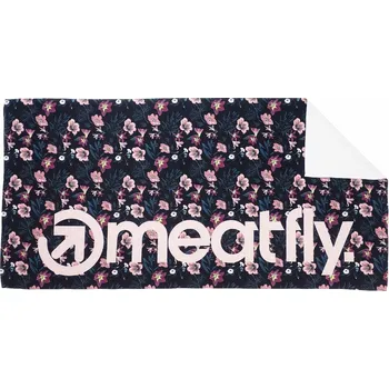 Osuška osuška Meatfly Wave Towel - Hibiscus Black 70x140cm