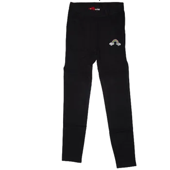 Dívčí legíny Dívčí zateplené černé džínové legíny. 134 - 140