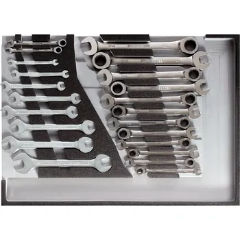 Klíč GEDORE RED R22350006 Sada plochách a očkoplochých ráčnových klíčů v pěnovém modulu 3/3, 22 dílů R22350006 3301687