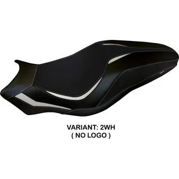 Moto sedlo TPZ Italia Potah sedla Ducati Monster 797 Lipsia 1 model potah sedla: bez loga 2WH (white)