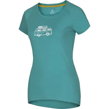 Dámské tričko OCUN Classic T Raglan - Dámské lezecké tričko Barva: Green Porcelain, Velikost: XS