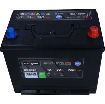 Autobaterie Autobaterie MAXGEAR 12V, 72Ah, 720A 85-0026