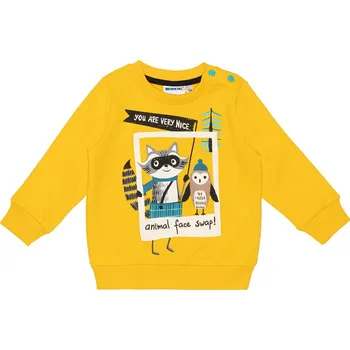 Chlapecká mikina Chlapecká mikina - WINKIKI WNB 02879, žlutá Barva: Žlutá, Velikost: 86