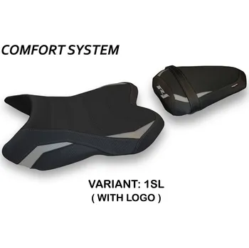 Moto sedlo TPZ Italia Potah sedla Yamaha R1 (07-08) Marstal 1 comfort model potah sedla: bez loga 1SL (silver)