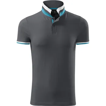 Malfini premium Collar up Pánská polokošile 256 světlý antracit XXXL