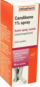 Lék na kožní problémy, vlasy a nehty Candibene 1% Spray 10 mg/ml 40 ml