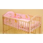 SCARLETT souprava do postýlky 3dílná - Mráček růžová