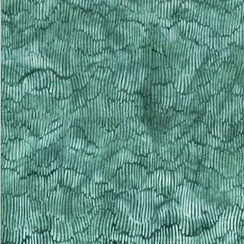 Hoffman 3370-710 bali batika zelená bavlněná látka patchwork