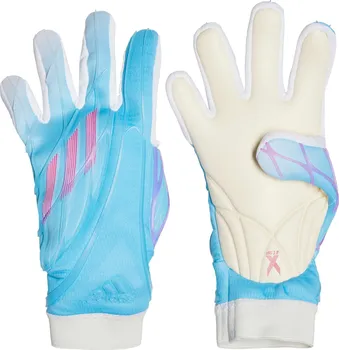 Brankářské rukavice adidas X Gl Pro Junior modré/růžové/bílé 6,5