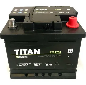 Autobaterie TITAN TS45B36 12V 45Ah 360A
