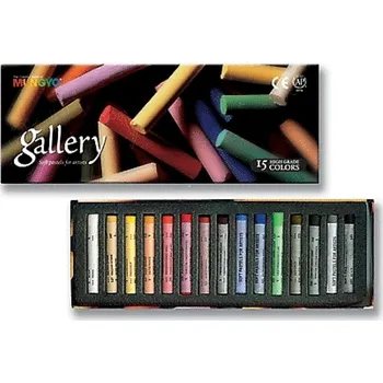 MUNGYO Sada Gallery Extra Fine Soft pastelů 15 ks