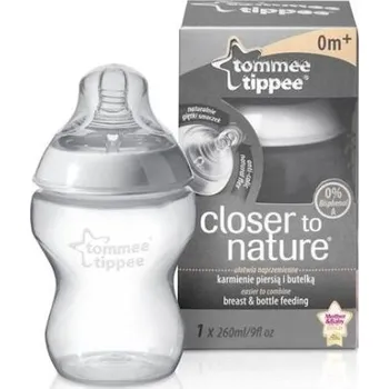 Kojenecká láhev C2N, 1ks 260ml, 0+m Tomee Tipee
