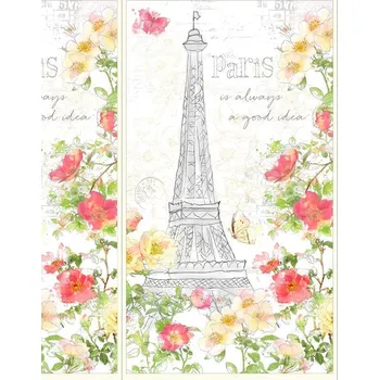 WILMINGTON PRINTS 999-291 Paris panel 60 cm vícebarevná bavlněná látka patchwork