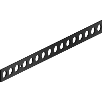 Nábytkové kování Mantion ROC DESIGN - horní kolejnice W02 ocel černá mat Délka: 195 cm