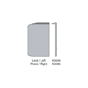 Kuchyňská pracovní deska - Lišty na pracovní desky Egger 38 mm Typ: zakonč. L