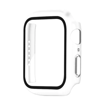 Příslušenství k chytrým hodinkám Ochranné pouzdro s tvrzeným sklem pro Apple Watch 42mm Barva: Bílá, Typ: 8