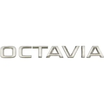Znak automobilu Nápis OCTAVIA chromový